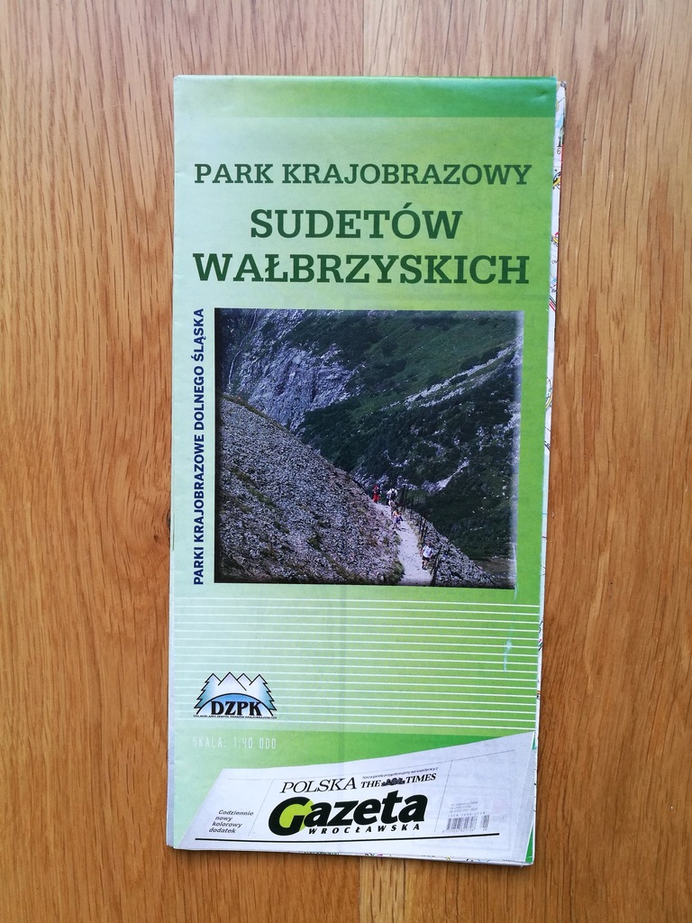 Mapa - Park Krajobrazowy Sudetów Wałbrzyskich