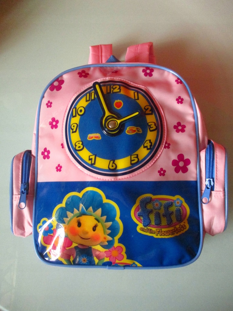 FIFI AND THE FLOWERTOTS PLECAK PRZEDSZKOLNY ZEGAR