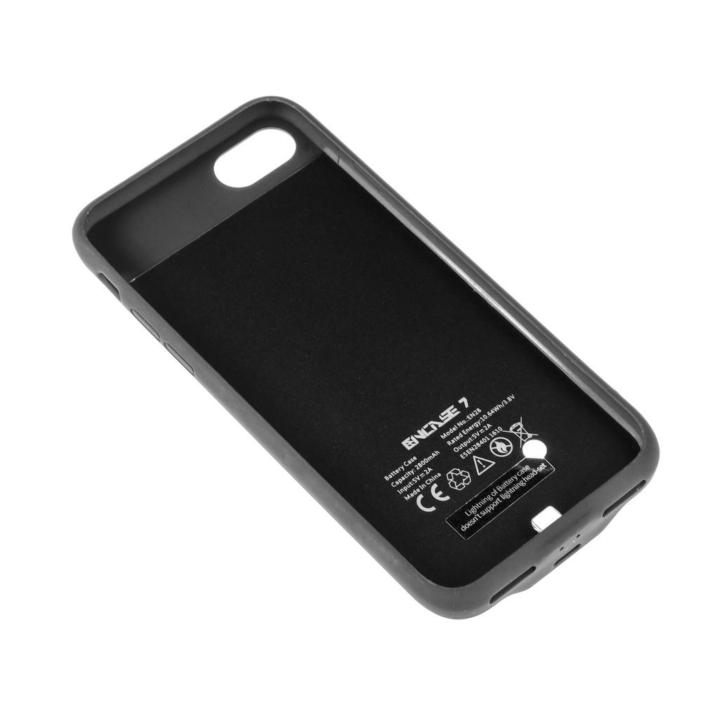 Case Etui PowerBank Apple iPhone 7 Czarny 2800mAh 7402198975