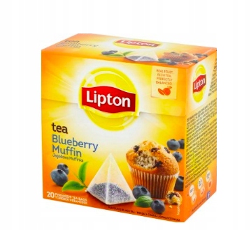 maja LIPTON HERBATA MUFFIN JAGODOWA MUFFINKA 20s