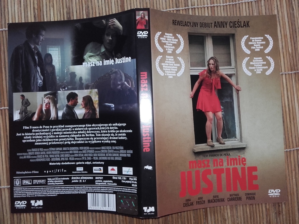 MASZ NA IMIĘ JUSTINE - Anna Cieślak