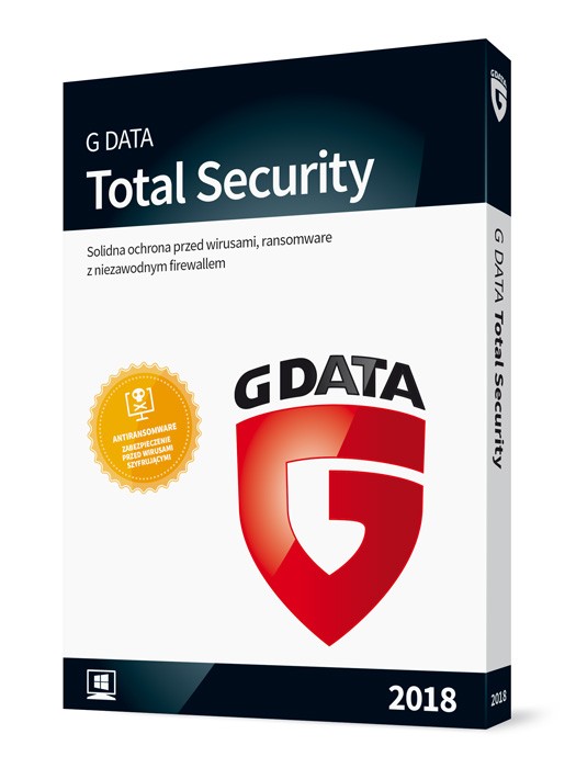 G DATA Total Security 2018 BOX 1PC 1ROK