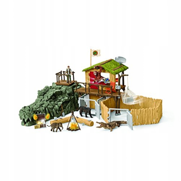 Schleich 42350 - Croco Jungle Research Station