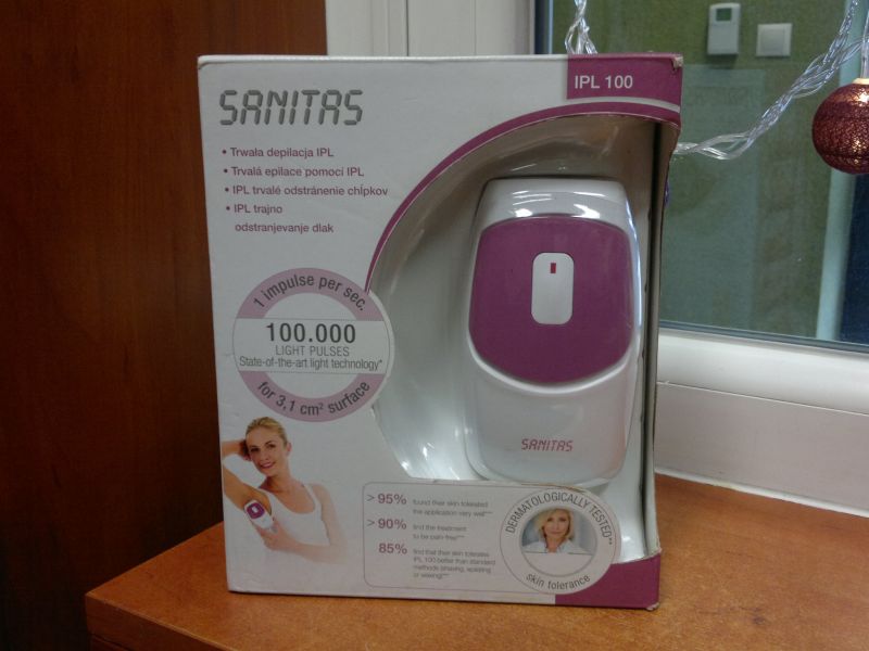 DEPILATOR LASEROWY NA PODCZERWIEŃ SANITAS IPL 100
