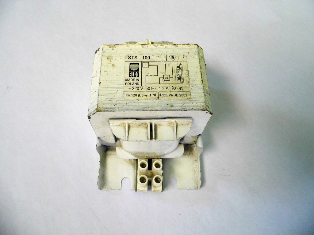 Dławik Statecznik 100W lampy Sodowe ELGO HPS