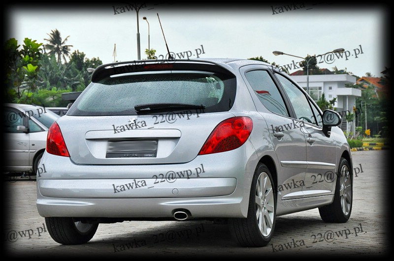 Спойлер peugeot 207