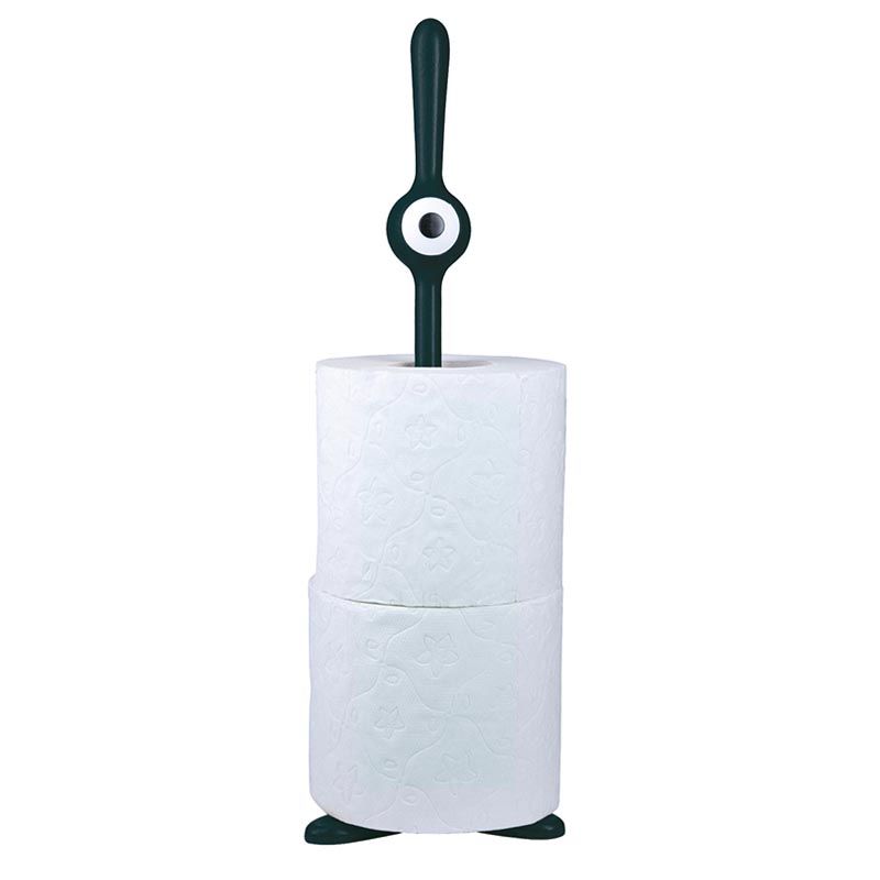 Stojak na papier toaletowy (czarny) Toq Koziol