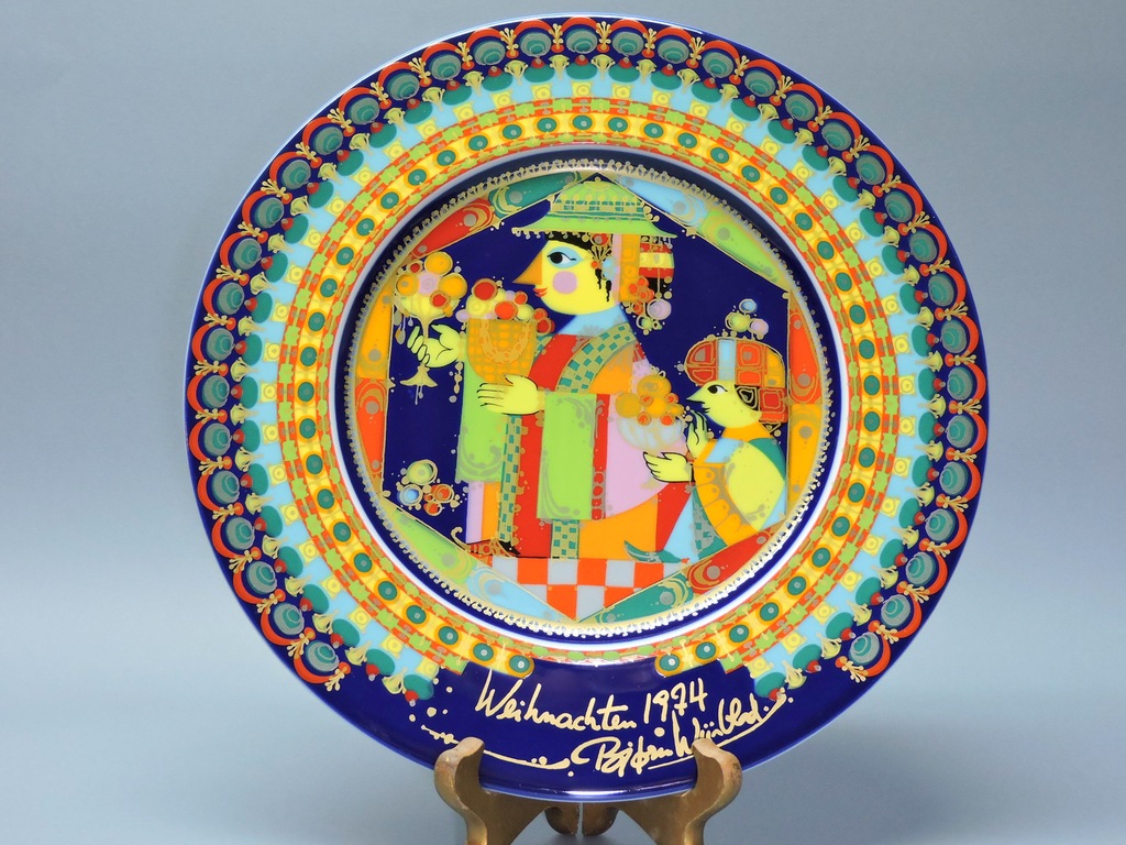 Patera talerz Rosenthal trzej królowie Święta 1974