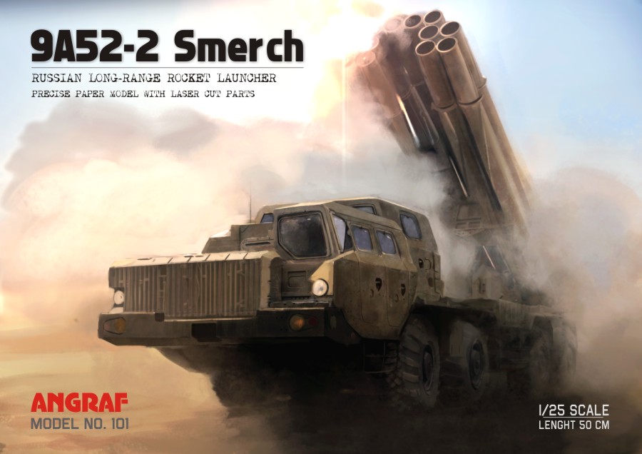 Wyrzutnia 9A52-2 Smerch, skala 1:25, Angraf Model - 7457006927 ...