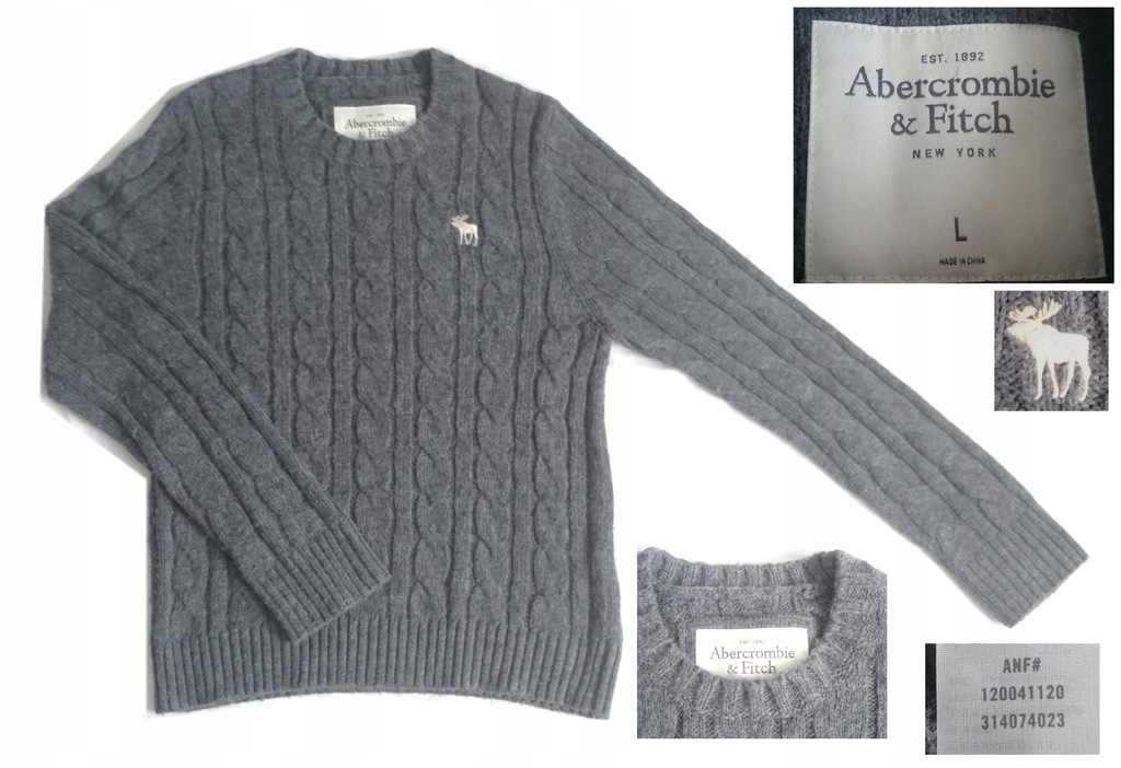 sweter Abercrombie and Fitch rozmiar M