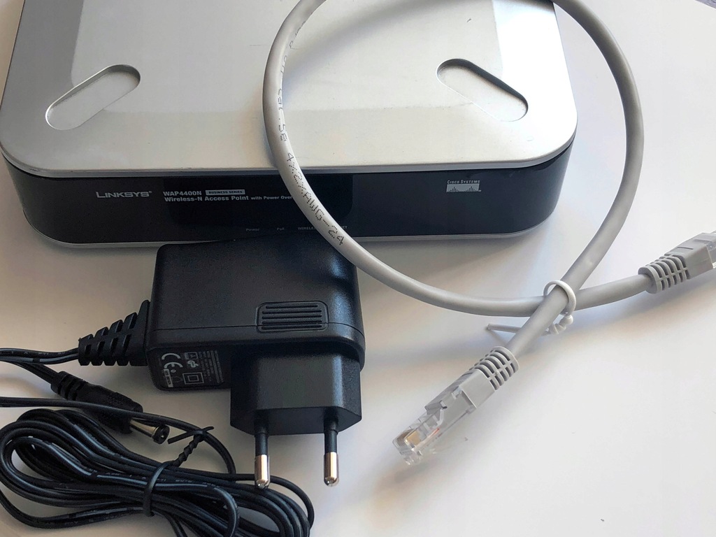 Cisco Linksys WAP4400N WirelessN Access Point PoE 7576184863 oficjalne archiwum Allegro