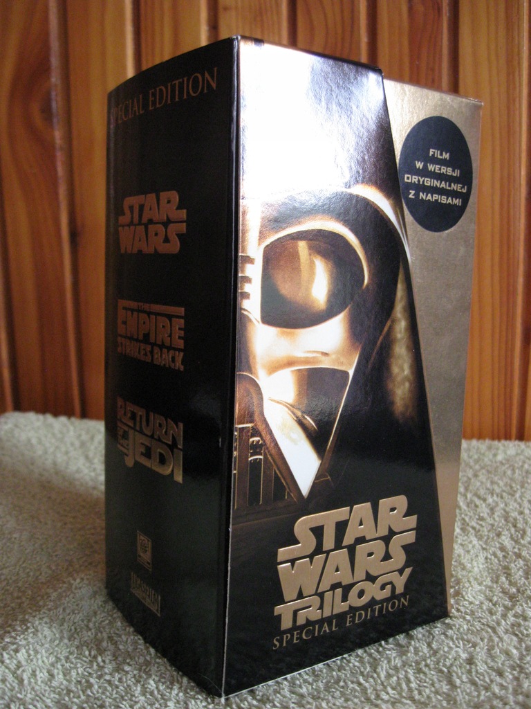 STAR WARS TRILOGY SPECIAL EDITION KASETY VHS NOWE