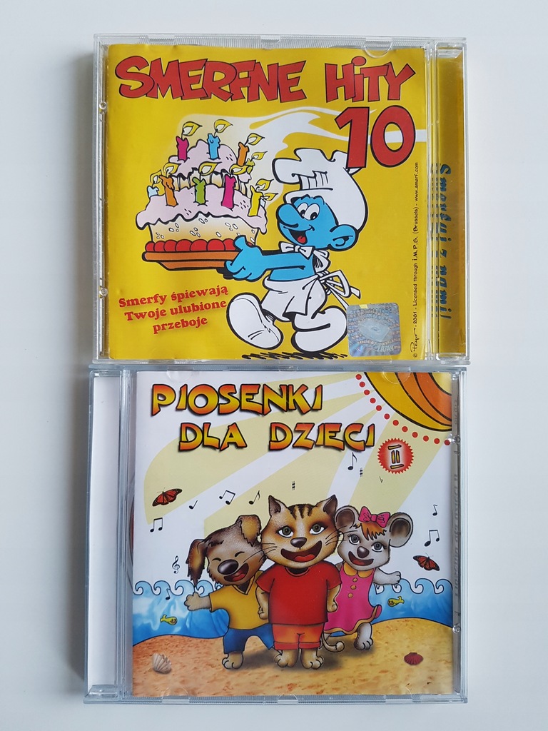 Płyty CD Piosenki Dla Dzieci Smerfy Hity