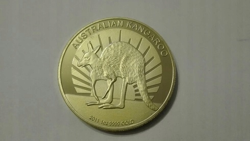 Moneta 100 Dolarów Australijski Kangur