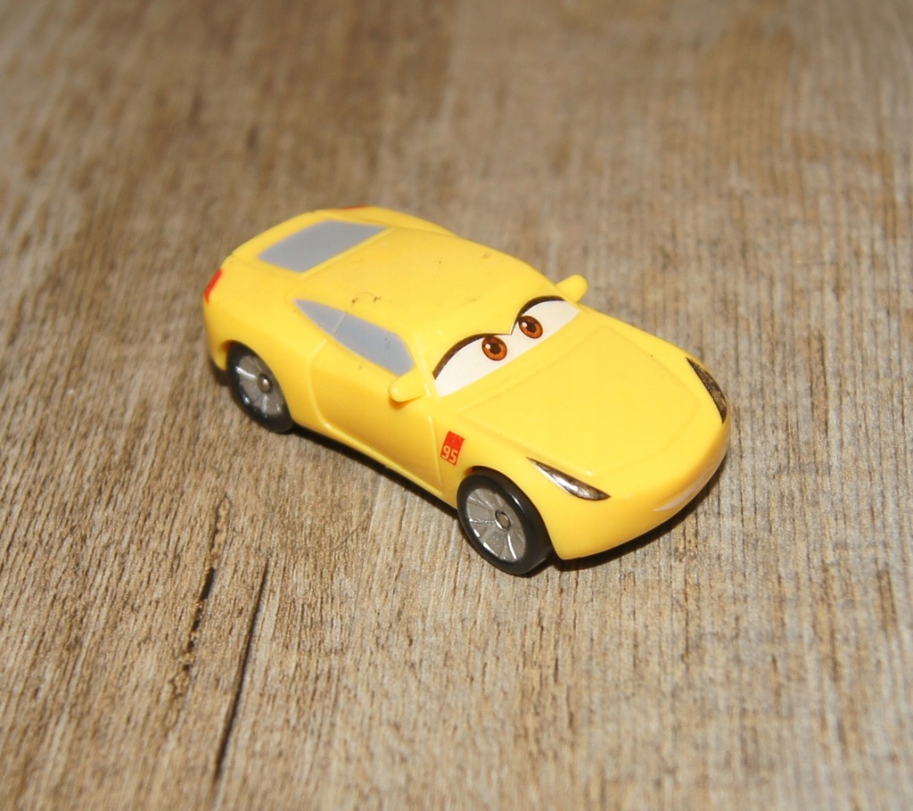 Autko samochód żółty z bajki Cars Auta