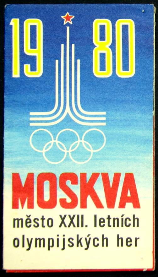 FOLDER - LETNIE IGRZYSKA OLIMPIJSKIE 1980 MOSKWA 
