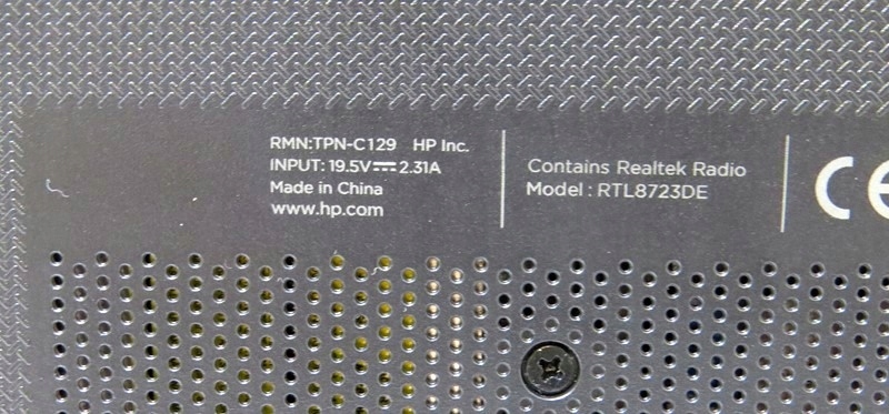 Hp rtl8723de матрица какая