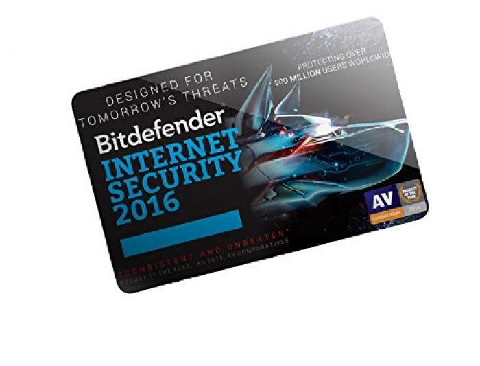 Bitdefender Internet Security 2016 - 1 Year - 3 Us