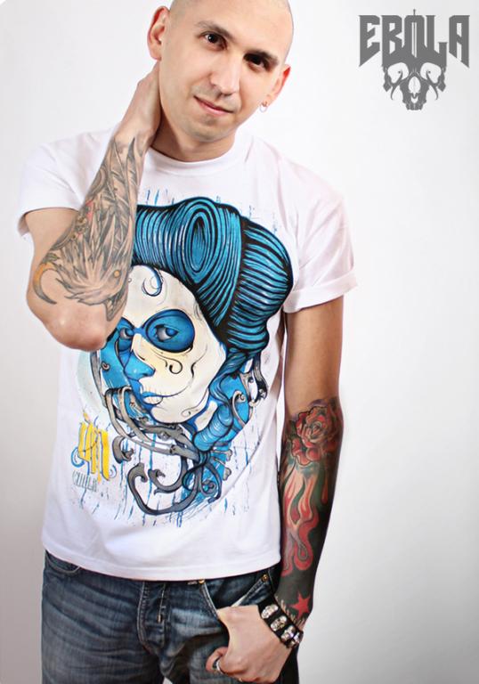 T-shirt koszulka SANTA MUERTE II Tattoo Muerte S