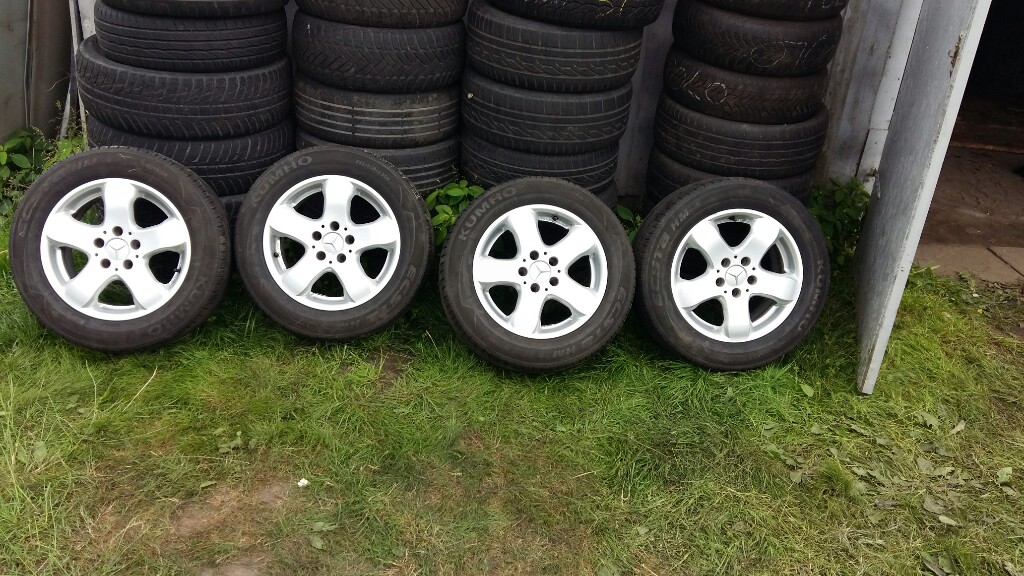 Alufelgi do Mercedesa + opony 225/55R16