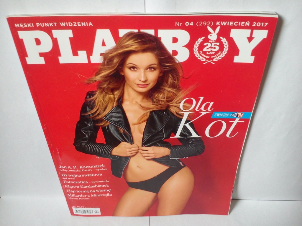 PLAYBOY 4(292)'17 OLA KOT PREZENTERKA ESKA TV NAGO