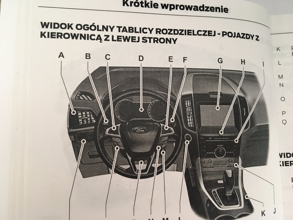 Ford GALAXY SMAX 2015 instrukcja obsługi polska