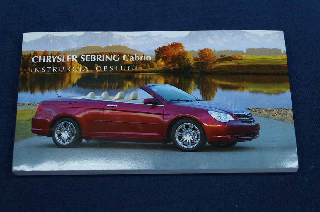 Chrysler Sebring Cabrio Jsc27/08 Instrukcja Obsług - 7430579443 - Oficjalne Archiwum Allegro