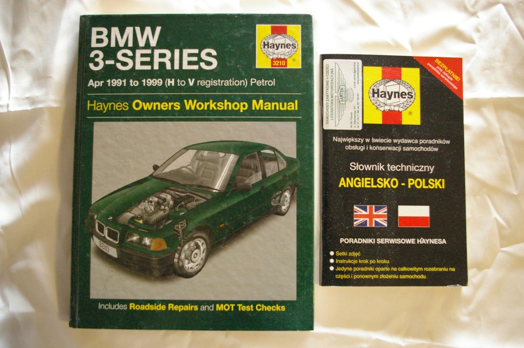 BMW E36 Haynes manual + słowniczek techniczny