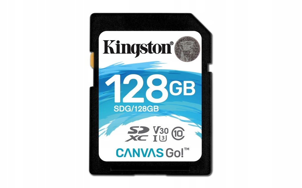 KINGSTON SD 128GB Canvas Go 90/45MB/s CL10 U3 V30