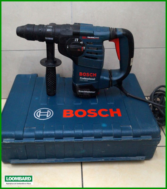 MŁOTO WIERTARKA BOSCH GBH 3000 + WALIZKA - 7059029576 - oficjalne ...