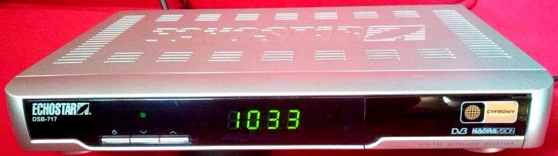 dekoder ECHOSTAR DSB-717 Cyfrowy Polsat + pilot
