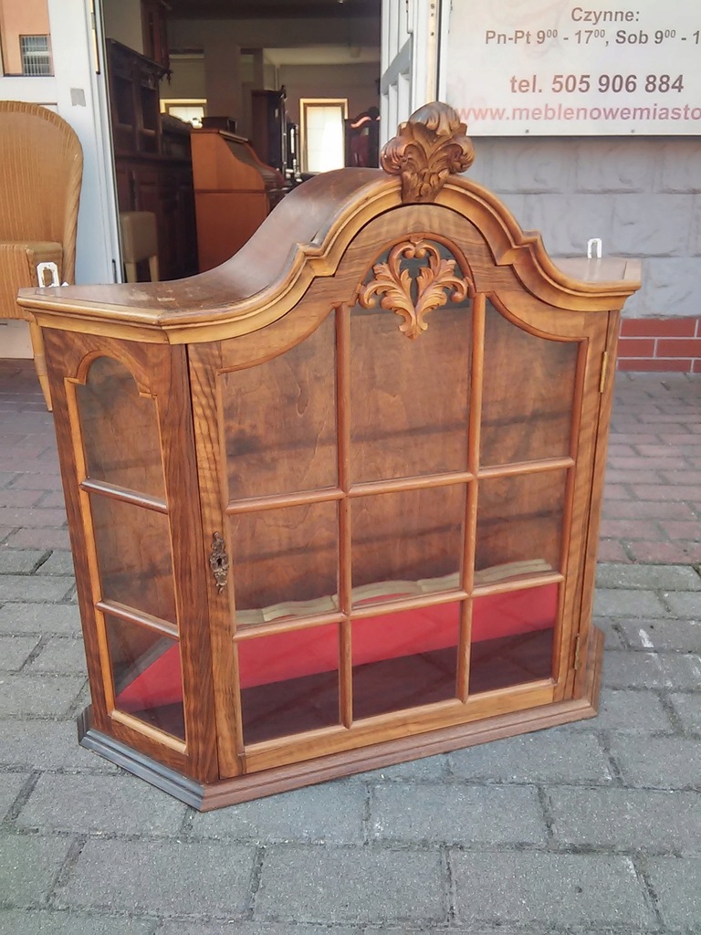 WITRYNKA WISZĄCA MEBLE HOLENDERSKIE ŁASIN