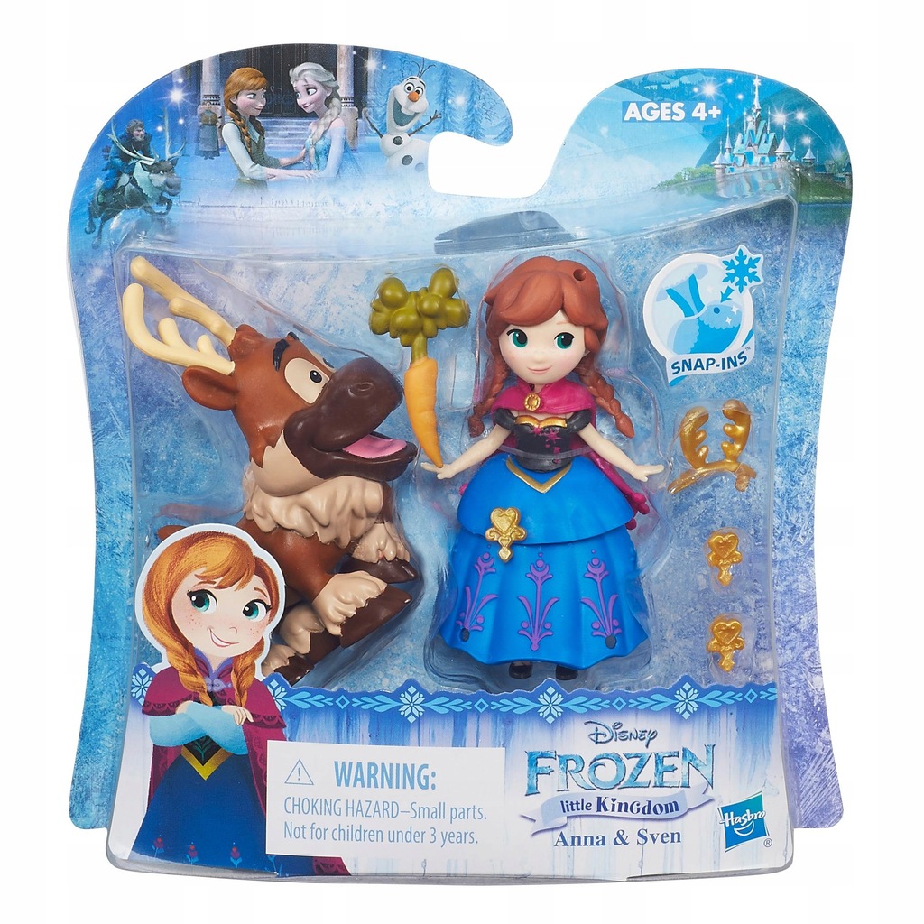 MINI LALKA KRAINA LODU ANNA I SVEN HASBRO B5187