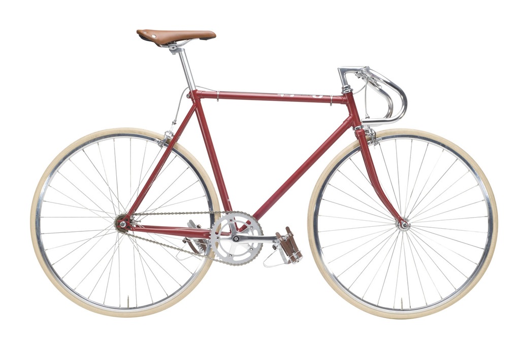 rower Cheetah Prey CHERRY ostre koło fixed 59cm