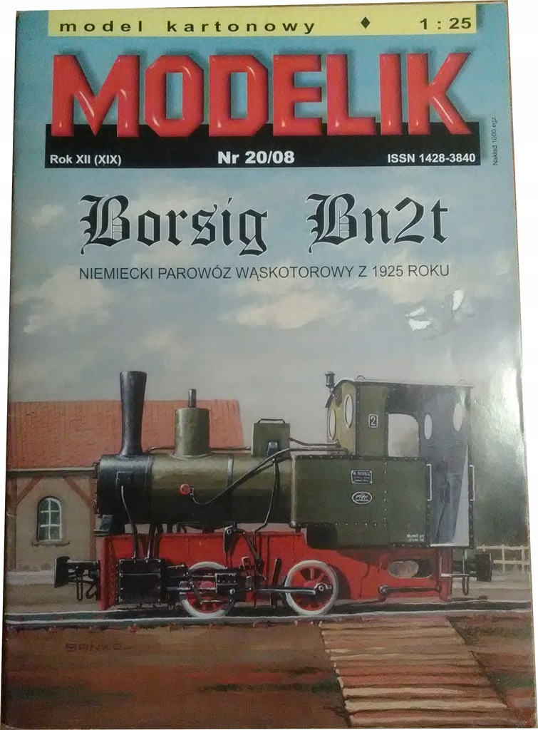Bn2t Borsig Maltanka model 1:25 Modelik 20/08