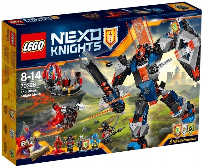 LEGO NEXO KNIGHTS 70326 MECH CZARNEGO RYCERZA