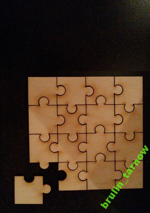 Puzzle ze sklejki, drewniane DECOUPAGE 16 el 5154041758 oficjalne