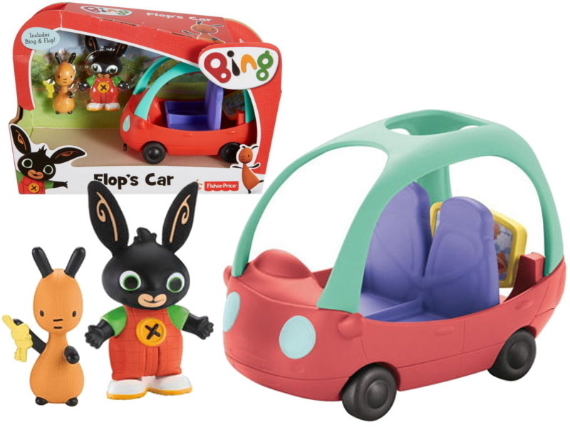 Fisher Price KRÓLIK BING AUTO POJAZD FLOP CDY37 TV