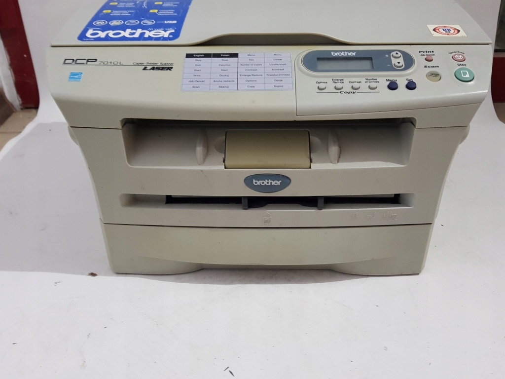 DRUKARKA BROTHER DCP-7010 SKANER KOPIARKA GWR ! ! - 7547122738 ...