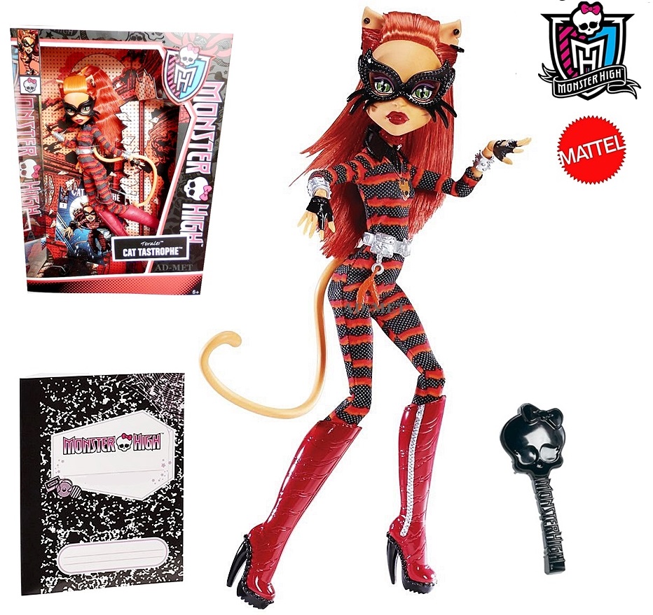 Monster High Lalka SUPERUPIORKA TORALEI KOT Y7301