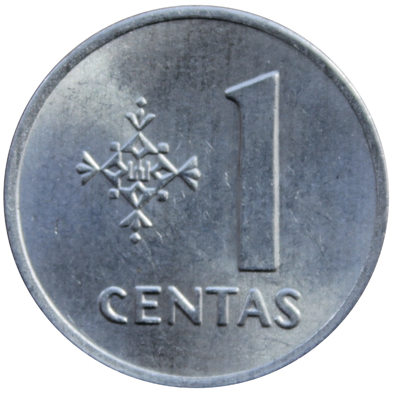 1 cent 1991 Litwa st.I