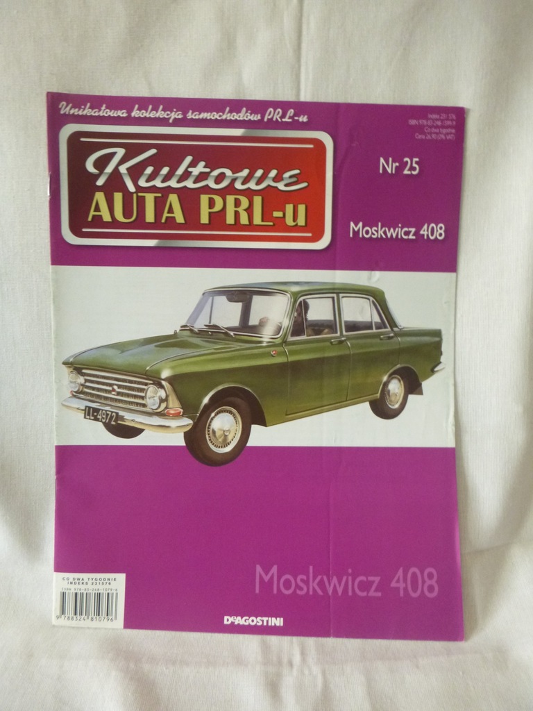 Gazetka Kultowe Auta PRLu - MOSKWICZ 408
