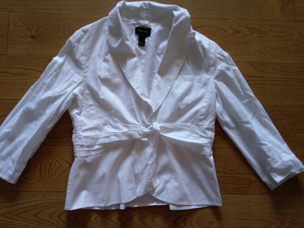 Mango MNG Suit r.42/44 biały żakiet na lato