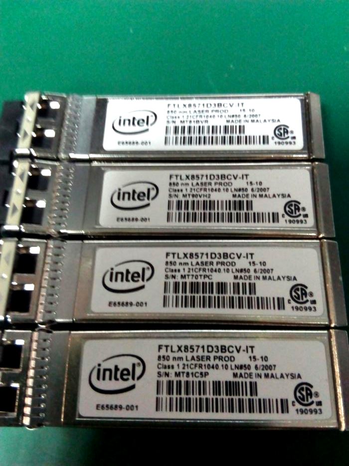 Intel FTLX8571D3BCV-IT 10Gb/s x520-da2 x520-sr2 FV
