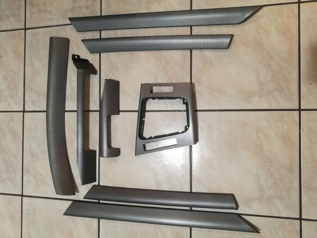 E46 silver cube carbon Ori sedan touring listwy 7626899789