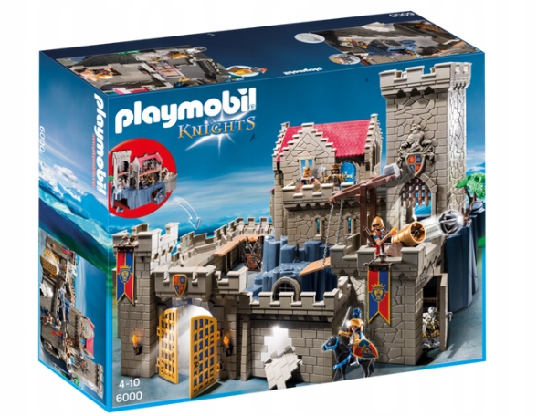 KLOCKI PLAYMOBIL 6000 ZAMEK RYCERSKI HERBU LWA