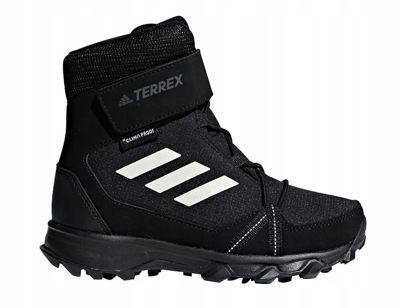 Buty Adidas zimowe śniegowce 40 czarne Primaloft