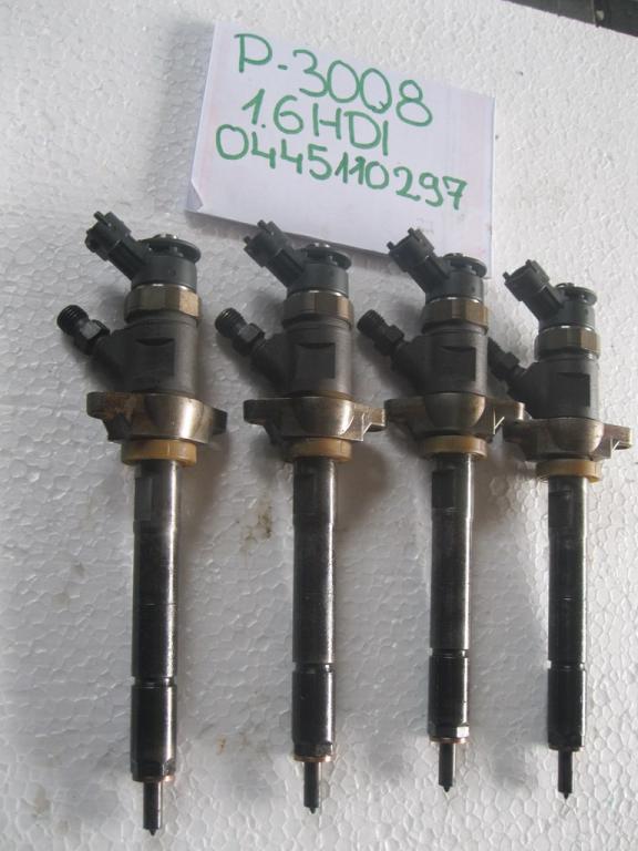 Wtryski Peugeot 3008 1,6 HDI 0445110297