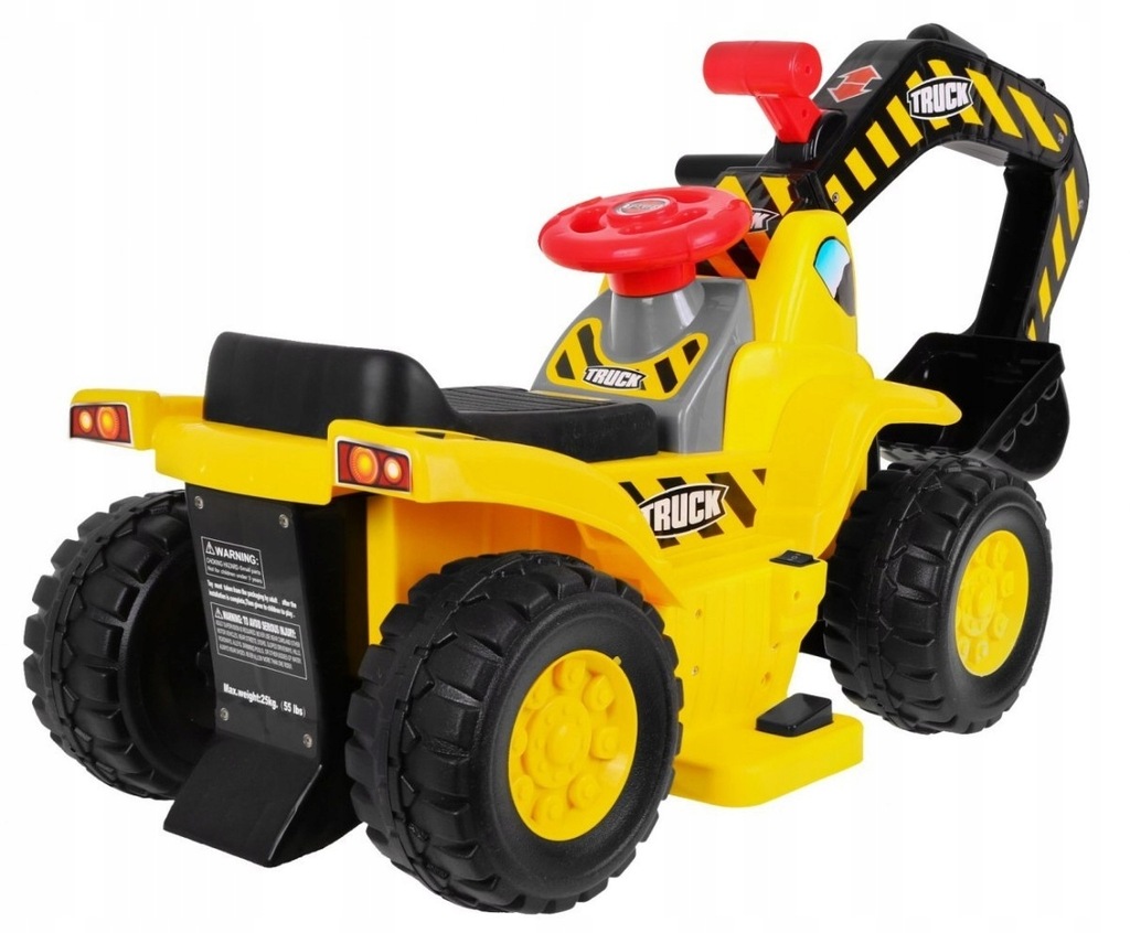 KOPARKA NA AKUMULATOR + KASK PREZENT DLA 3 LATKA - 7699132367