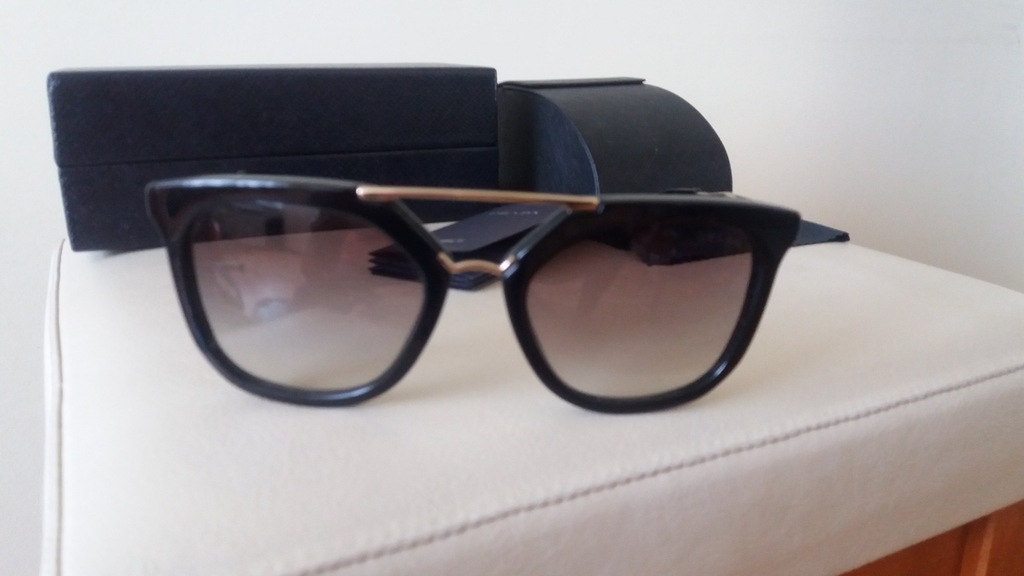 Prada cinema okulary damskie SPR 13Q 1AB-0A7